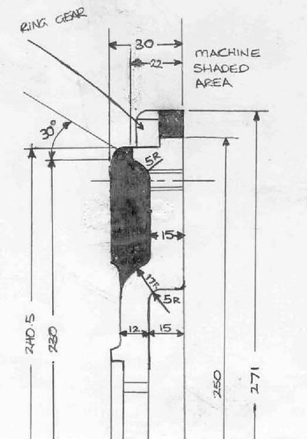 A Series Lightened Flywheel Diagram2