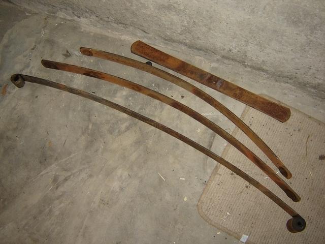 Datsun Rear Leaf Spring Upgrade Stripped