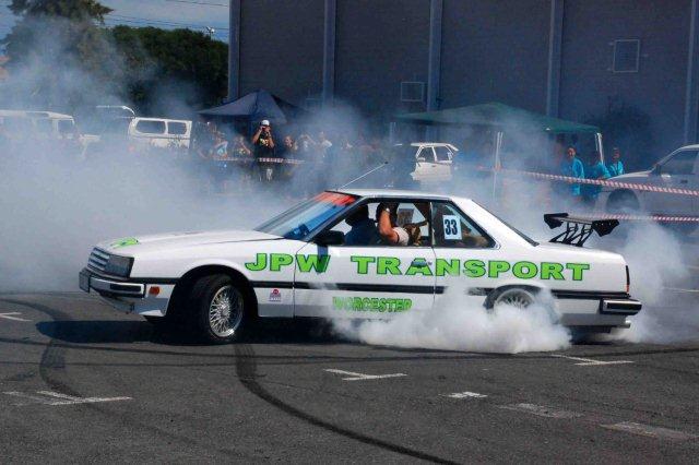 Kobus Wilson Snr and Herman Mathee - Datsun Skyline 302 V8
